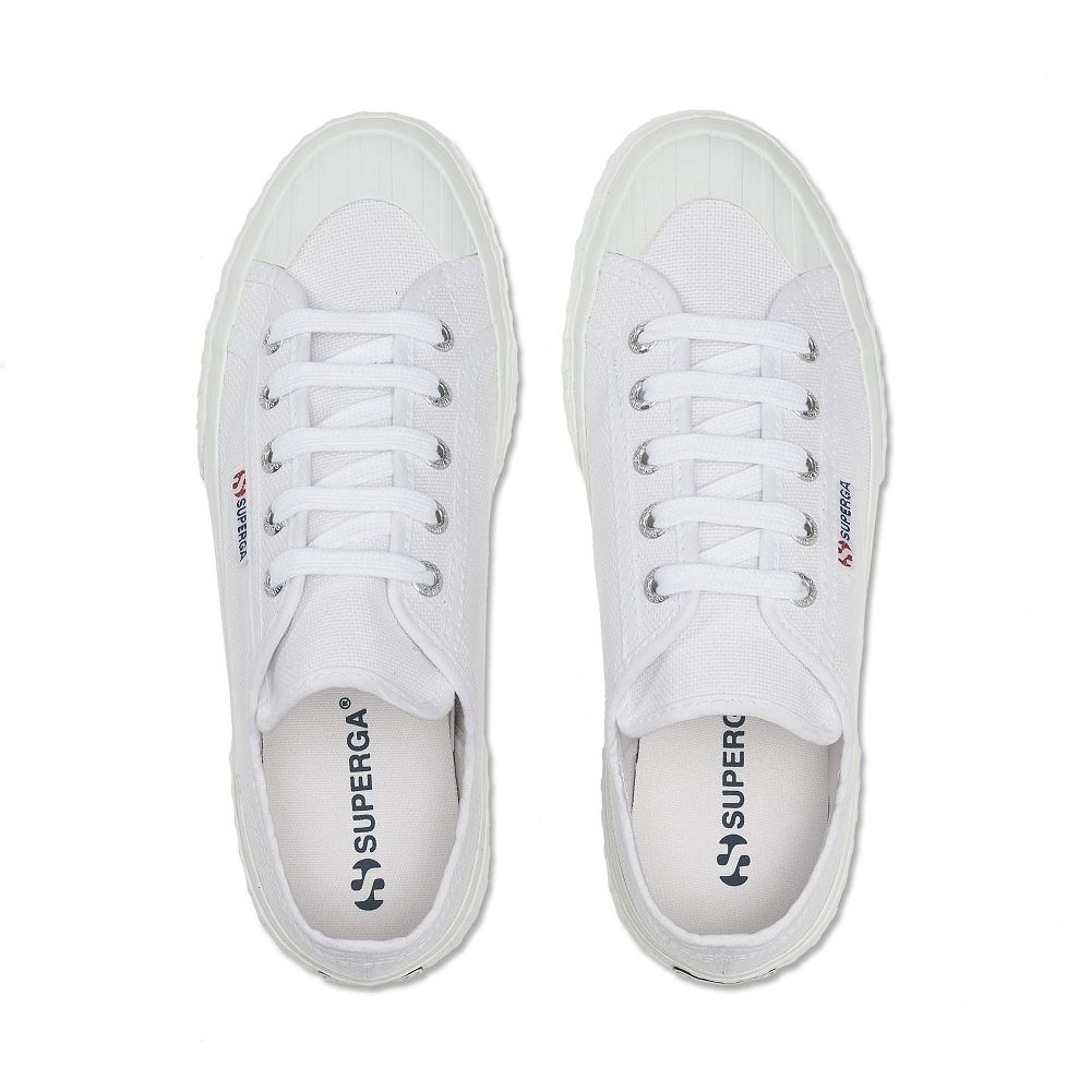 Superga 2630 Stripe White Low Top Sneakers - Men's Sneakers USA | US7108733